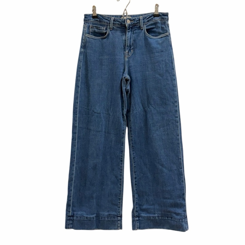 ✅SOLD✅L’Agence Madden High Rise Wide Leg Jean in Durango Size 28 - Picture 2 of 14